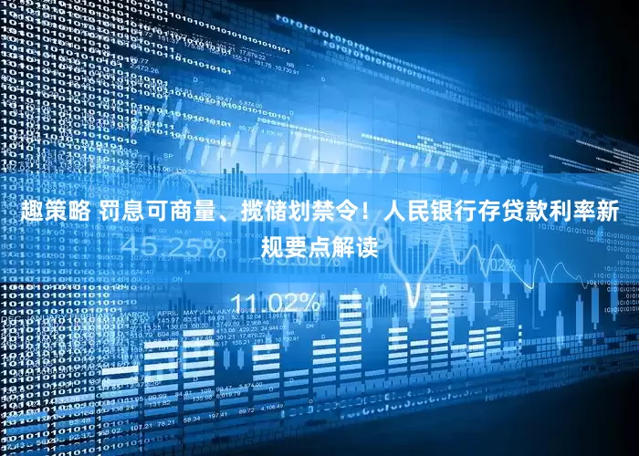 趣策略 罚息可商量、揽储划禁令！人民银行存贷款利率新规要点解读